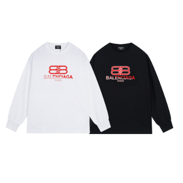 Balenciaga double B lock print long-sleeved shirt