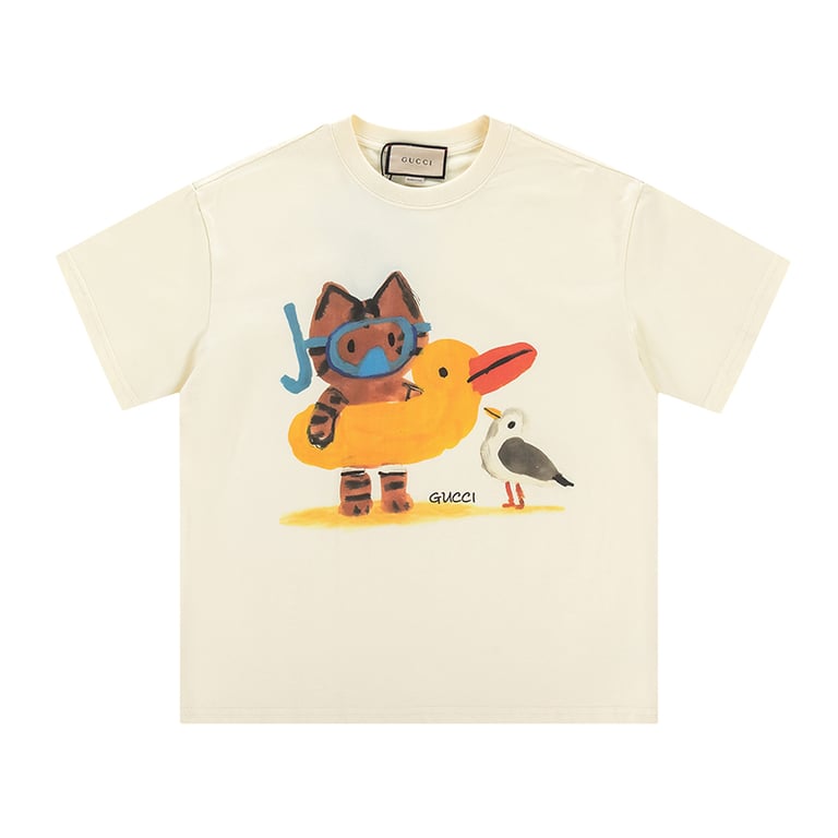 Gucci Early Spring Collection High-Weight Short-Sleeve