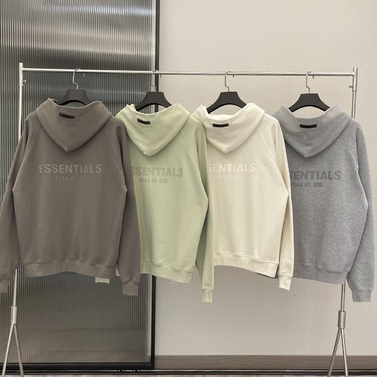 Fear of God Essentials Tone-on-Tone Back Logo Hoodie