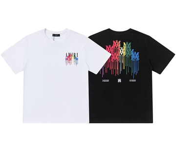 AMIRI Multicolor Drip Logo T-Shirt