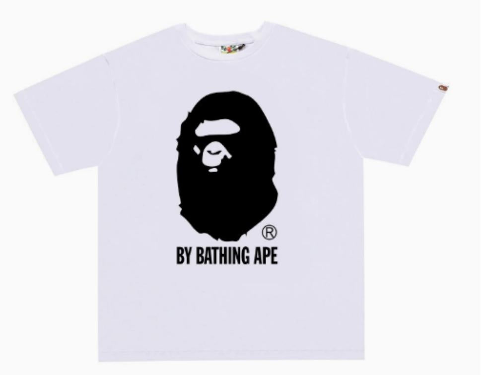 White BAPE "BY BATHING APE" Ape Head Logo T-Shirt