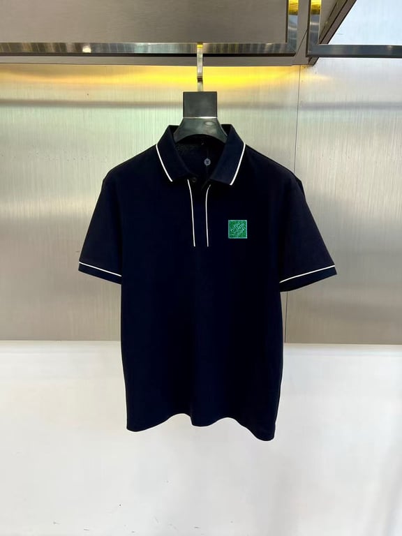 Louis Vuitton Spring New Arrival: Collared Short-Sleeve Polo Shirt, Custom-Made Fabric for High Breathability and Comfort