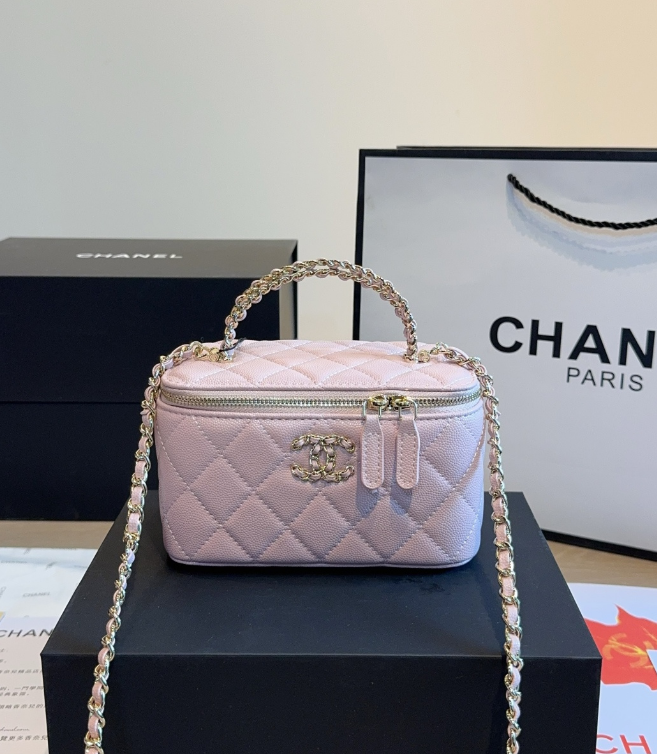 Chanel Handle Makeup Bag