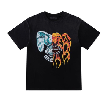AMIRI Eagle Flame Biker T-Shirt