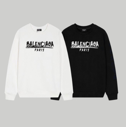 Balenciaga Gothic monogram print crewneck sweatshirt!