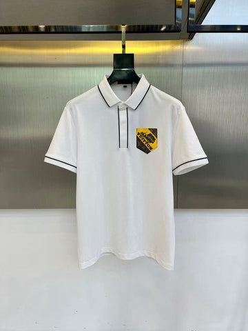 Louis Vuitton Spring New Arrival: Collared Short-Sleeve Polo Shirt, Custom-Made Fabric for High Breathability and Comfort