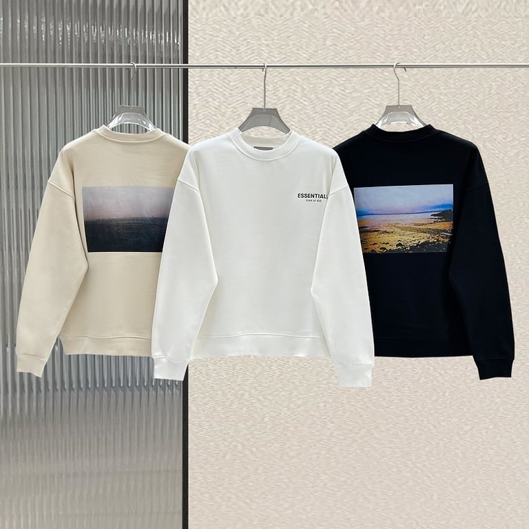 Fear of God Essentials Landscape Photo Crewneck Sweatshirt