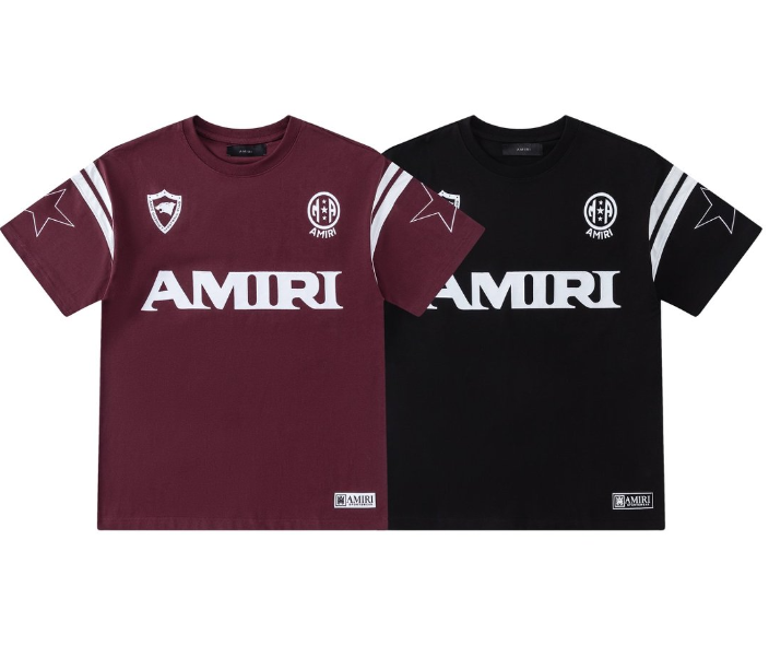 AMIRI Soccer Jersey Style Logo T-Shirt