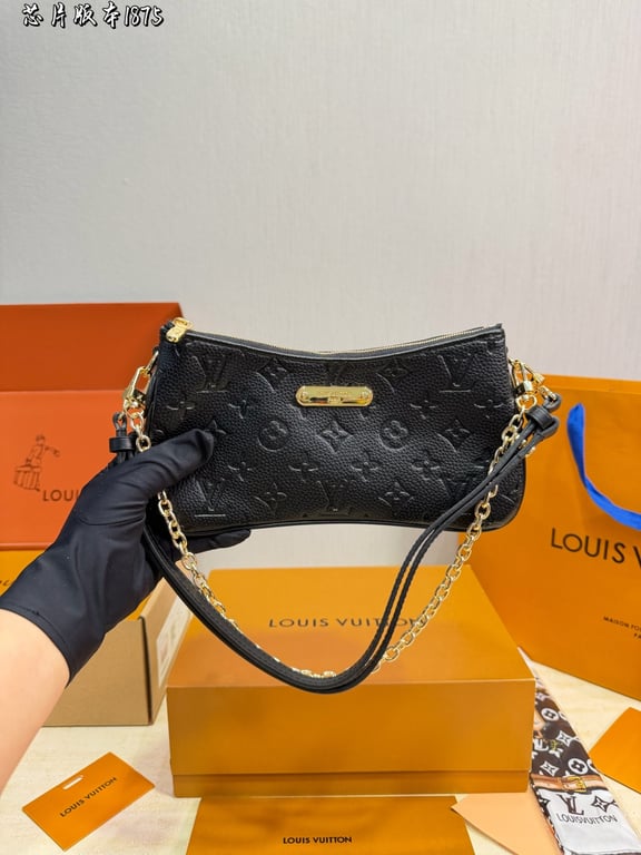 Louis Vuitton Easy Pouch on Strap (Empreinte Black)