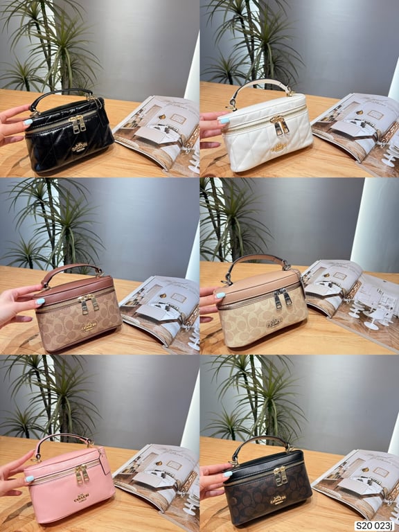Quilted & Signature Vanity Bag