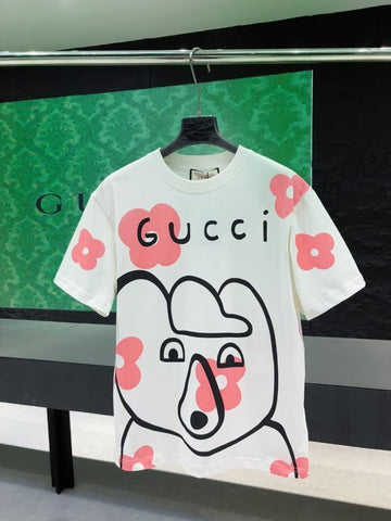 Gucci Early Spring Collection High-Weight Short-Sleeve