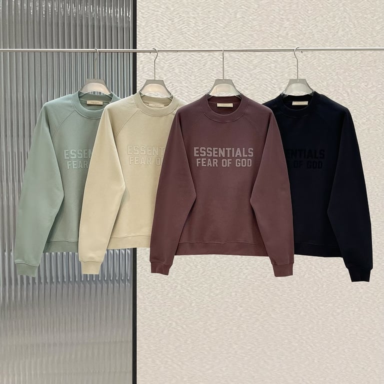 Fear of God Essentials Front Logo Crewneck Sweatshirt