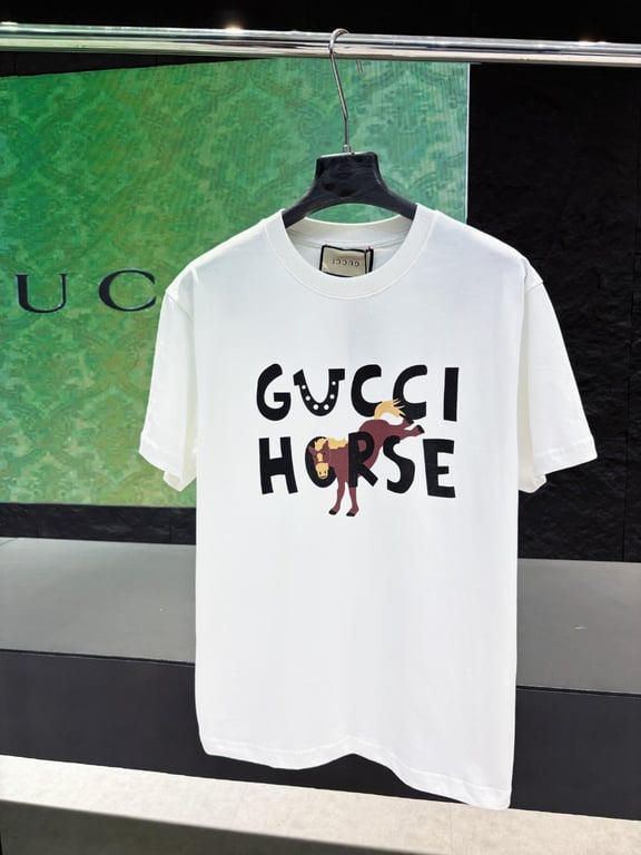 Gucci Early Spring Collection High-Weight Short-Sleeve