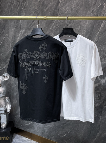 Chrome Hearts Multi-Logo Crystal Tee
