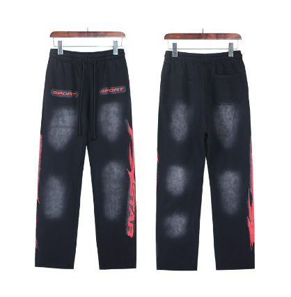 Hellstar Distressed Terry Cloth High Street Retro Sweatpants