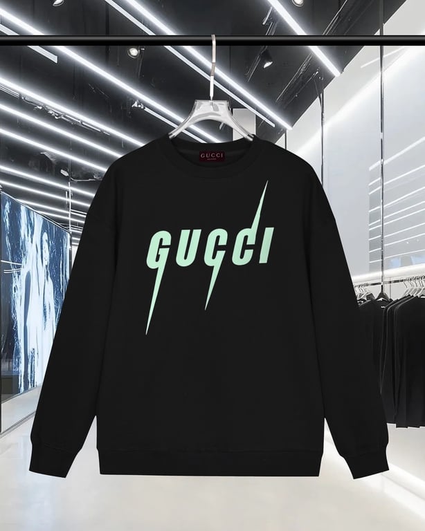 Gucci 400g pullover crew neck long-sleeved sweatshirt