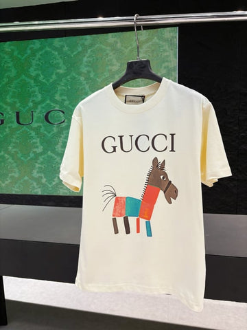 Gucci Early Spring Collection High-Weight Short-Sleeve