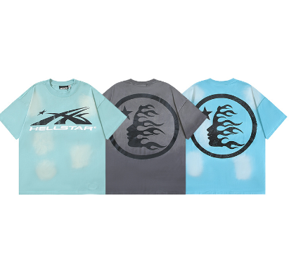 Hellstar Washed Print Short-Sleeve T-Shirt