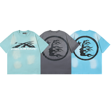Hellstar Washed Print Short-Sleeve T-Shirt