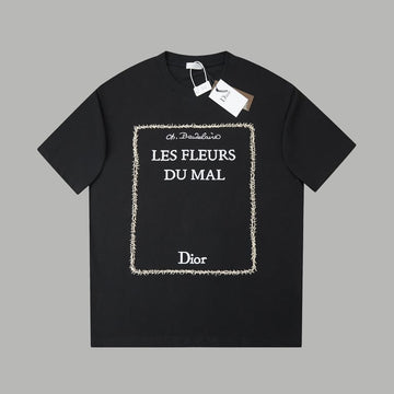 Dior "LES FLEURS DU MAL" Embroidered T-Shirt