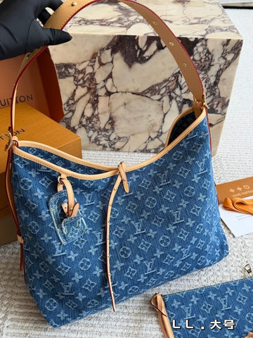 Louis Vuitton Carryall MM (Denim)
