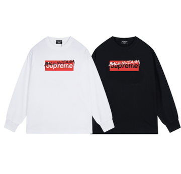 Balenciaga x Supreme printed long-sleeved shirt!