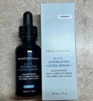 SkinCeuticals AGE A.G.E. Interrupter Ultra Serum Full Size 1 OZ NEW Sealed Fit And Glow